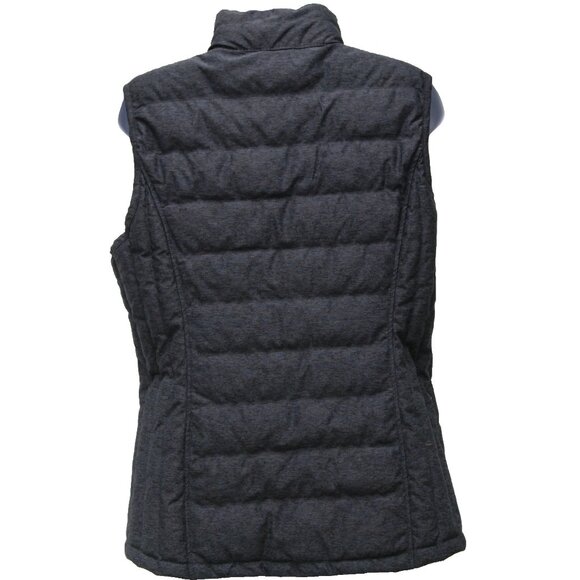 NWT HeatKeep Women's Full Zip Packable Down Puffer Vest, Dark Blue, M - Picture 4 of 7